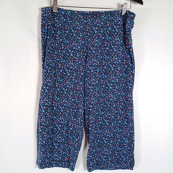 Lauren Ralph Lauren Pajamas Womens Large Cottage Floral Preppy Sleep Embroidered - Picture 7 of 11